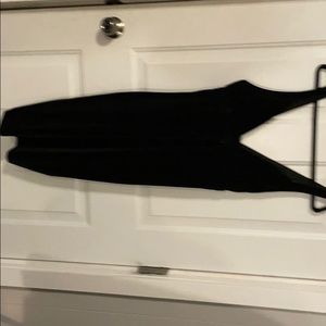 Black velvet/valour dress from Express